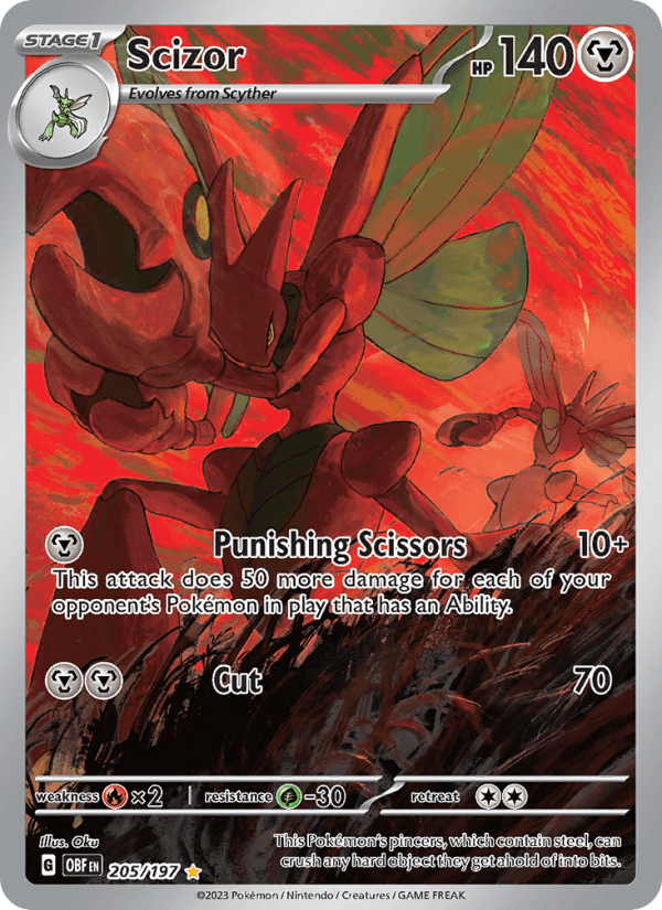 Scizor - Obsidian Flames
