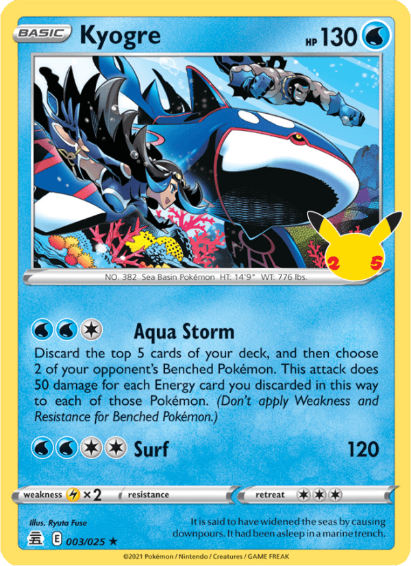 Kyogre - Celebrations