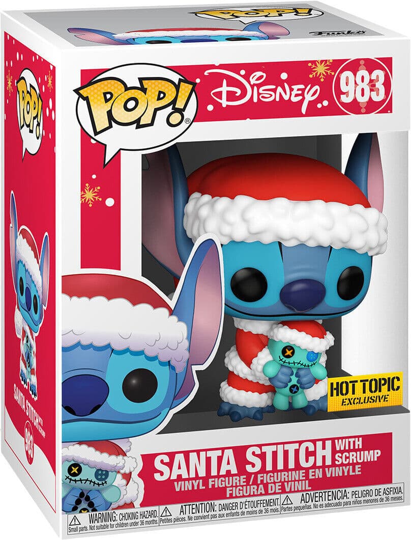 Santa Stitch with Scrump #983 - Disney